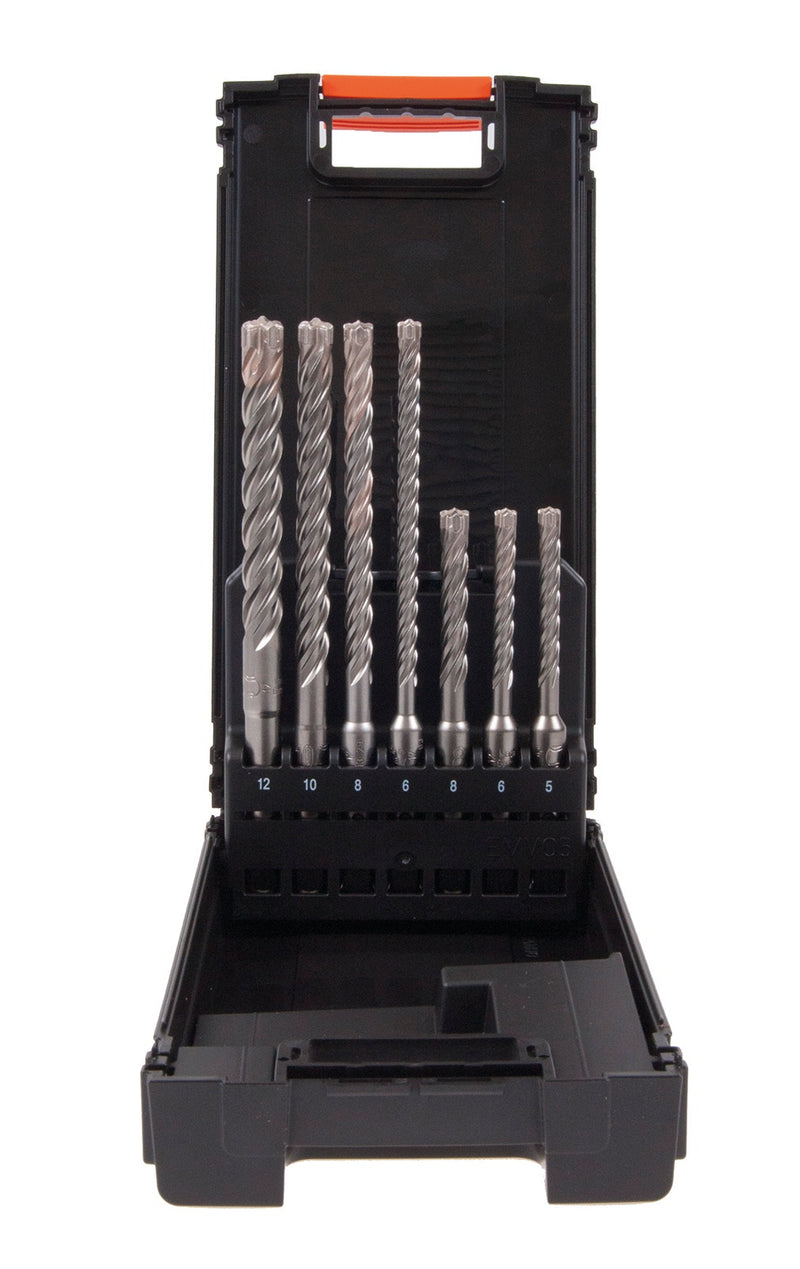 Hammerbohrer ROCKET 5 SDS-plus 7-tlg. 5 - 12 mm in ABS Kassette