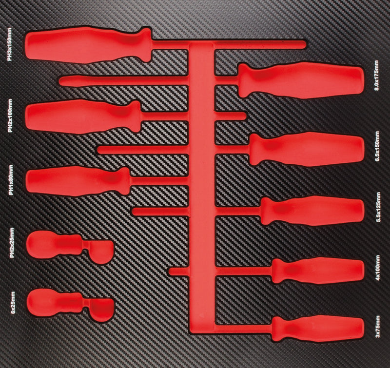 ProForm Einlage leer für 10 Schraubendreher