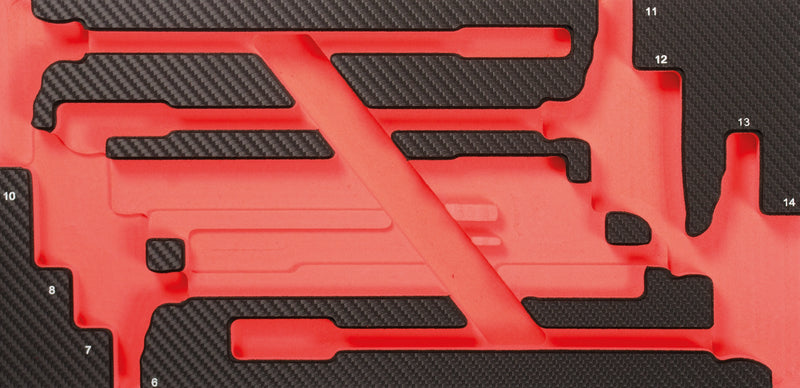 ProForm Einlage leer für T-Griff Sechskant Steckschlüssel- Schraubendreher (5999-355)