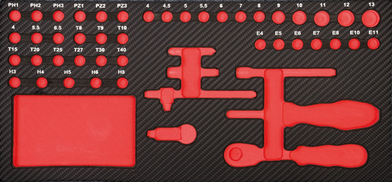ProForm Einlage leer f. 1/4" Werkzeug Satz