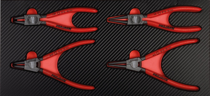 Sicherungsring-Zangen Einlage 4tlg "Professional"