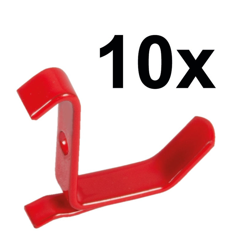 Einzelhaken zur magnetischen Lochwand 10er Pack