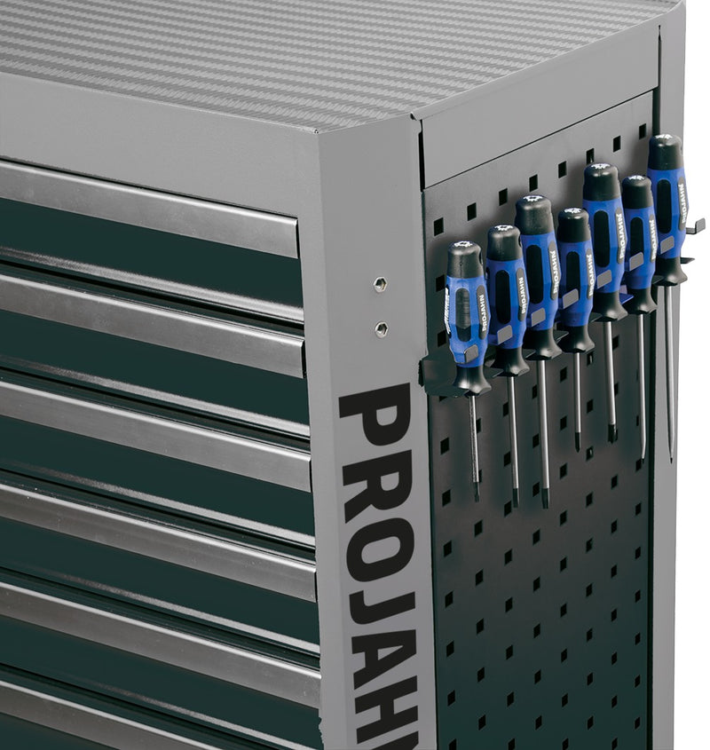 Zubehör Werkstattwagen mit Vierkantlochung Schraubendreherhalter für 7 Schraubendreher