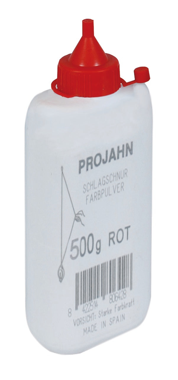 Farbpulverflasche 500g blau für Schlagschnurroller