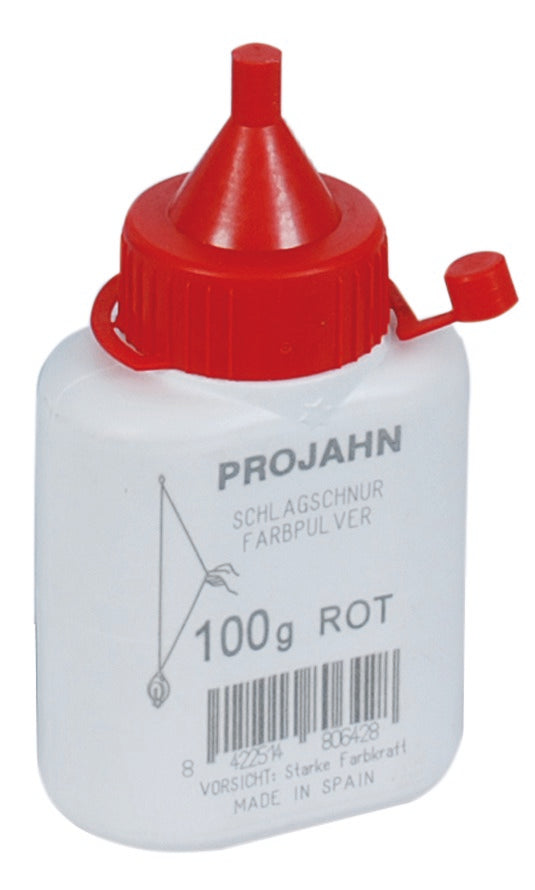 Farbpulverflasche 100g für Schlagschnurroller
