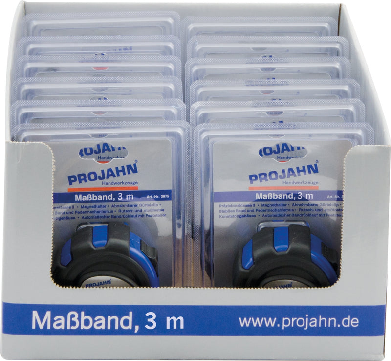 Display mit 12x 3973 Massband 3m