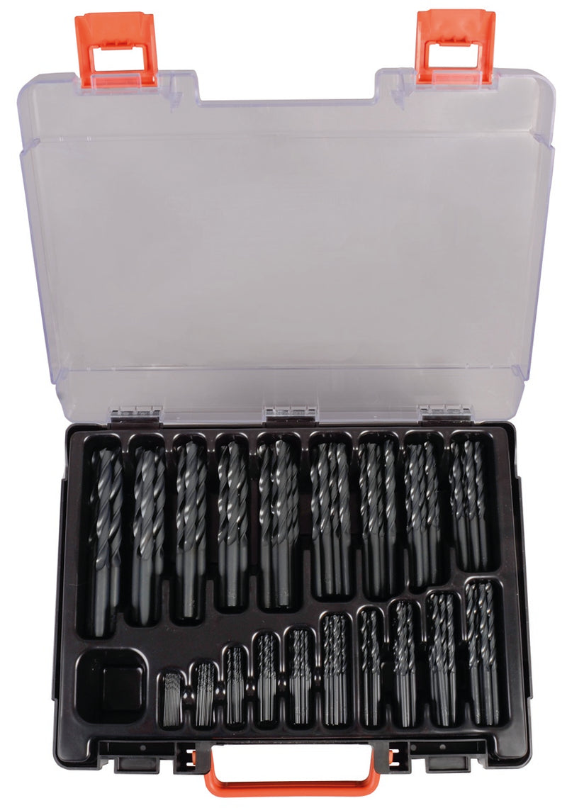 Bohrer-Magazin Kunststoff HSS-R 170tlg 1-10/0,5 mm ECO