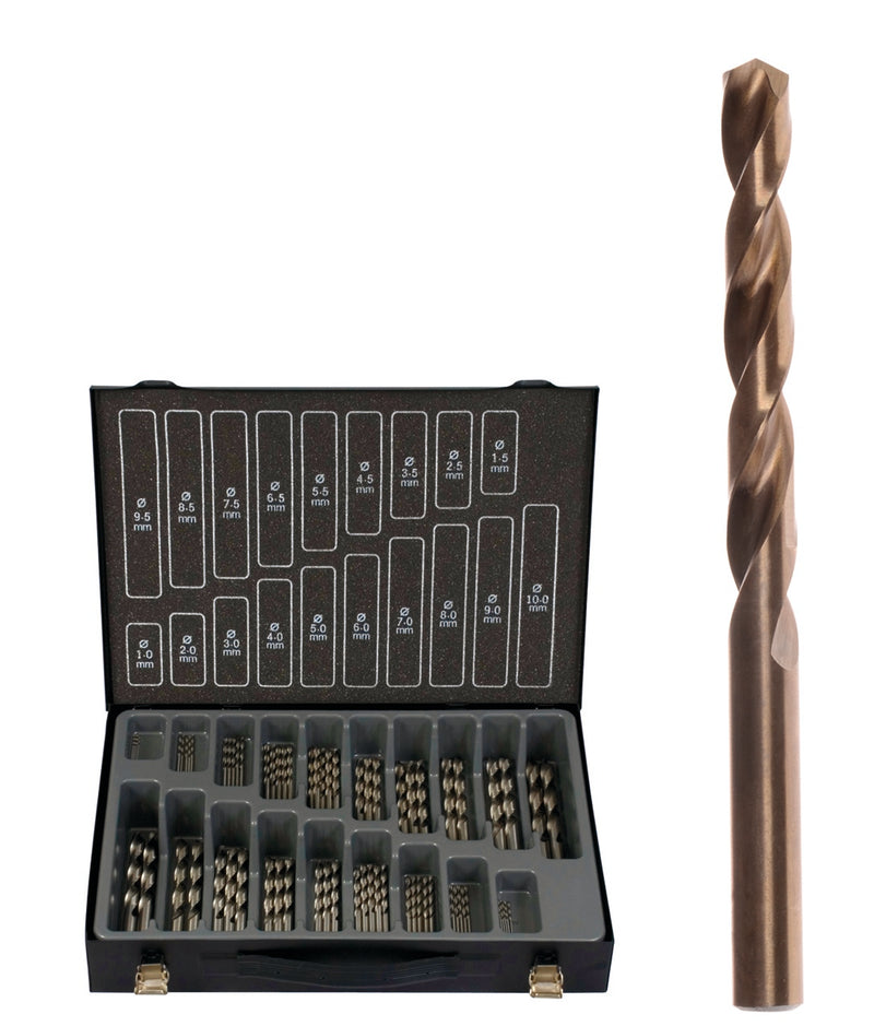 Bohrer-Magazin HSS-Co 170tlg 1-10/0,5 mm BASIC
