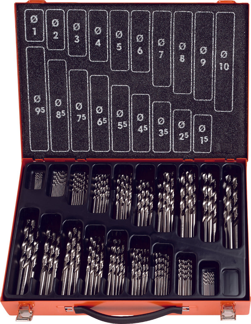 Bohrer-Magazin HSS-G 170tlg 1-10/0,5 mm ECO