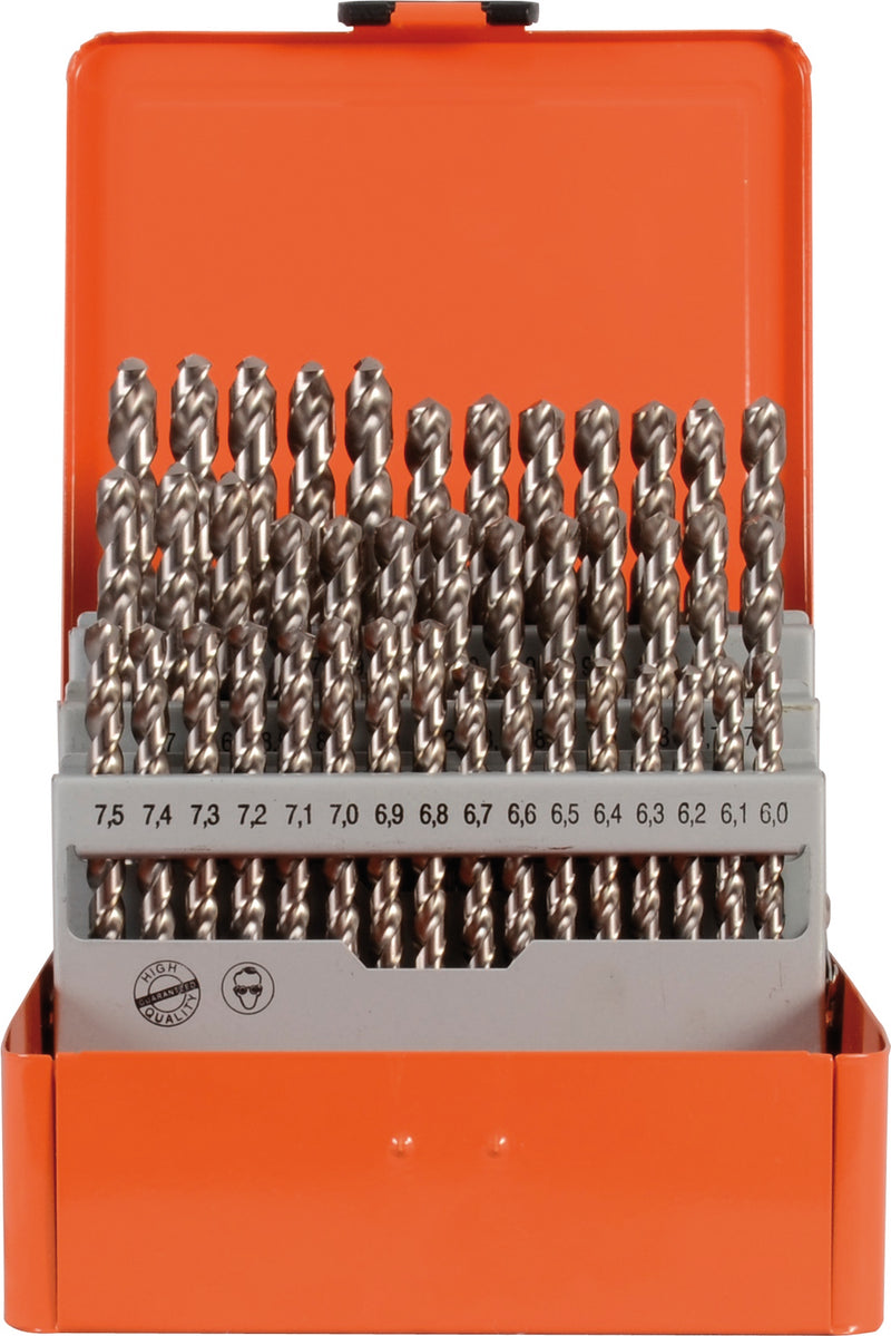 Bohrerkassette HSS-Co 41tlg 6-10/0,1 mm SPEED