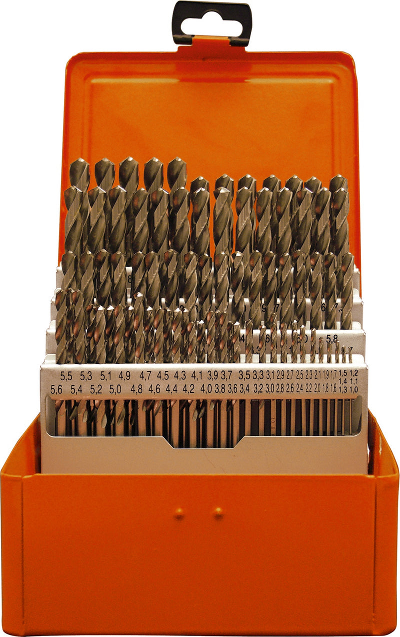 Bohrerkassette DIN 338 HSS-Co 50tlg 1-5,9/0,1 mm SPEED