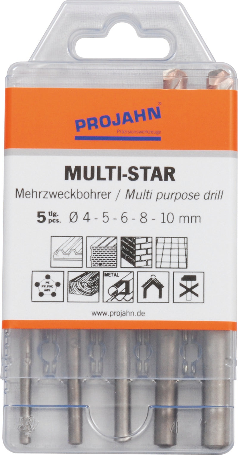 Multistar Satz 5-tlg. 4, 5, 6, 8, 10 mm