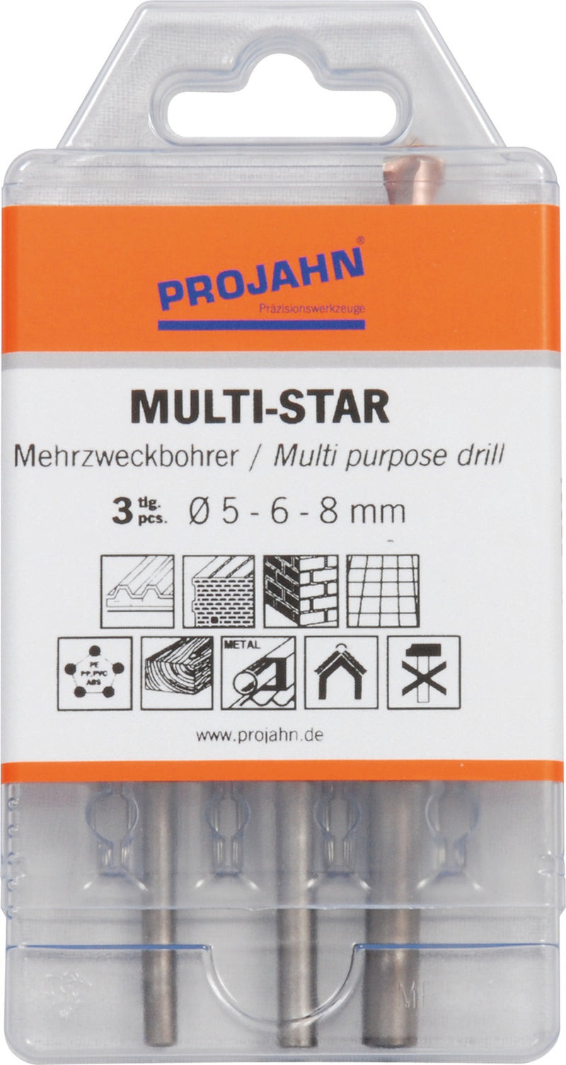 Multistar Satz 3-tlg. 5, 6, 8 mm