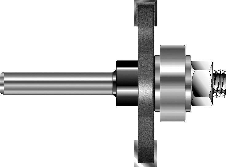 Scheiben-Nutfräser mit Aufnahme