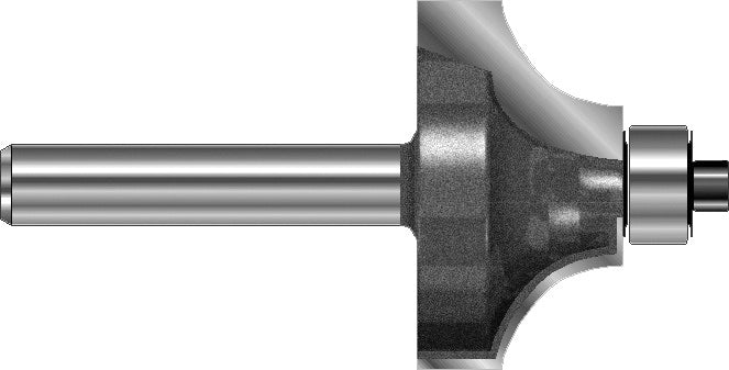 Viertelstabfräser mit Kugellager