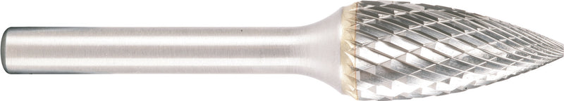 Hartmetallfräser, Form G Spitzbogen, Kreuzverzahnung