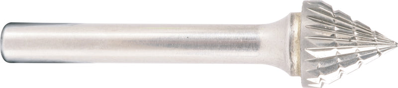 Hartmetallfräser, Form J Kegel 60°, Kreuzverzahnung