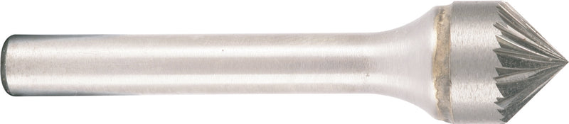 Hartmetallfräser, Form K Kegel 90°, Kreuzverzahnung