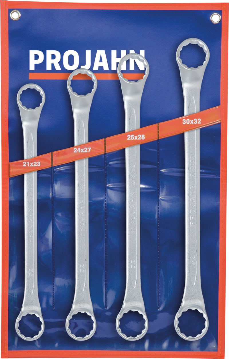 Doppelringschlüssel Set 4tlg 21 x 23 - 24 x 27 - 25 x 28 - 30 x 32 mm