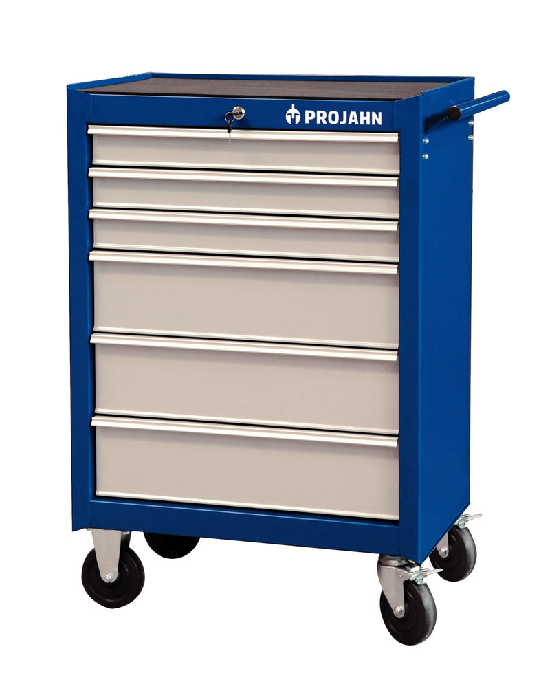 Bestückter Werkstattwagen STAR mit 6 Schubfächern und 229-tlg. proficraft Bestückung Blau (ehemals ECOBlü)