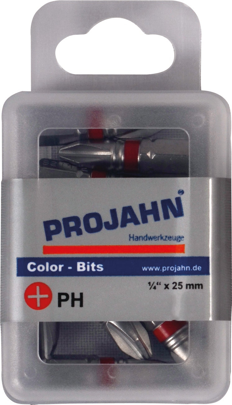 1/4" markierter Bit L25 mm Phillips 10er Pack