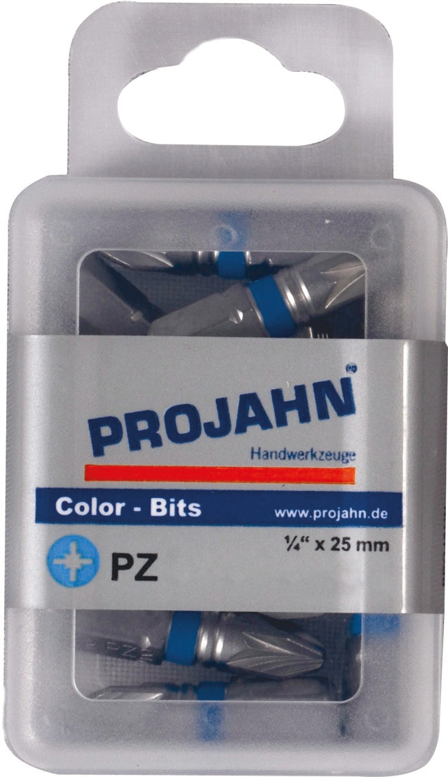 1/4" markierter Bit L25 mm Pozidriv 10er Pack
