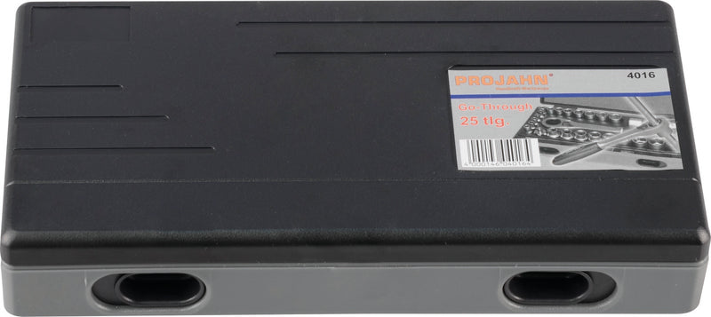 1/4" + 3/8" Durchschraubknarren Satz 25tlg