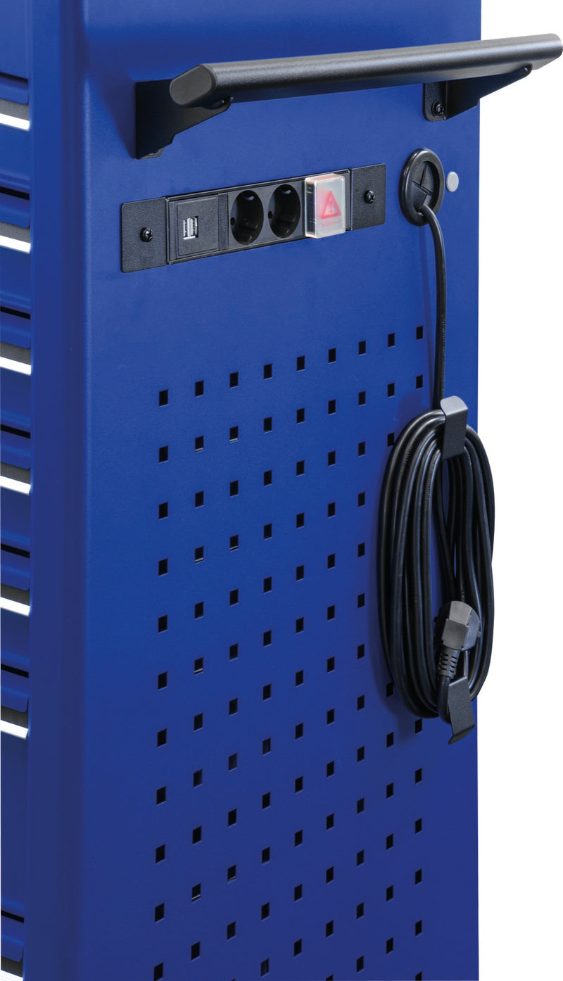 Zubehör Werkstattwagen UNIVERSE UK-Version 240V Steckerleiste inkl. 5m Kabel und Kabelhalter