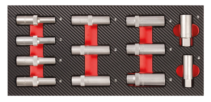 Bestückter Werkstattwagen UNIVERSE + E-Power Elektroverteiler + Werkstattwagenaufsatz UNIVERSE + Dosenhalter + Papierrollenhalter + 379-tlg. Bestückung