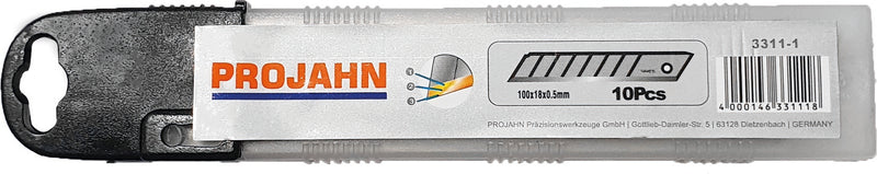 Ersatzklingen 18mm zu Cuttermesser 10'Er Pack