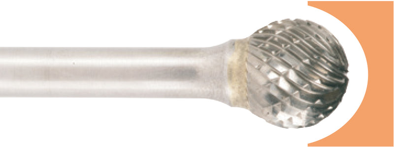 Hartmetallfräser, Form D Kugel, Schnellfrässchliff für Aluminium