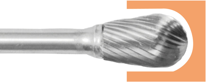 Hartmetallfräser, Form ND Kombifräser, Standardverzahnung