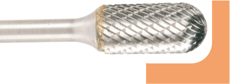 Hartmetallfräser, Form C Walzenrund / Zylinder Walze, Schnellfrässchliff für Aluminium