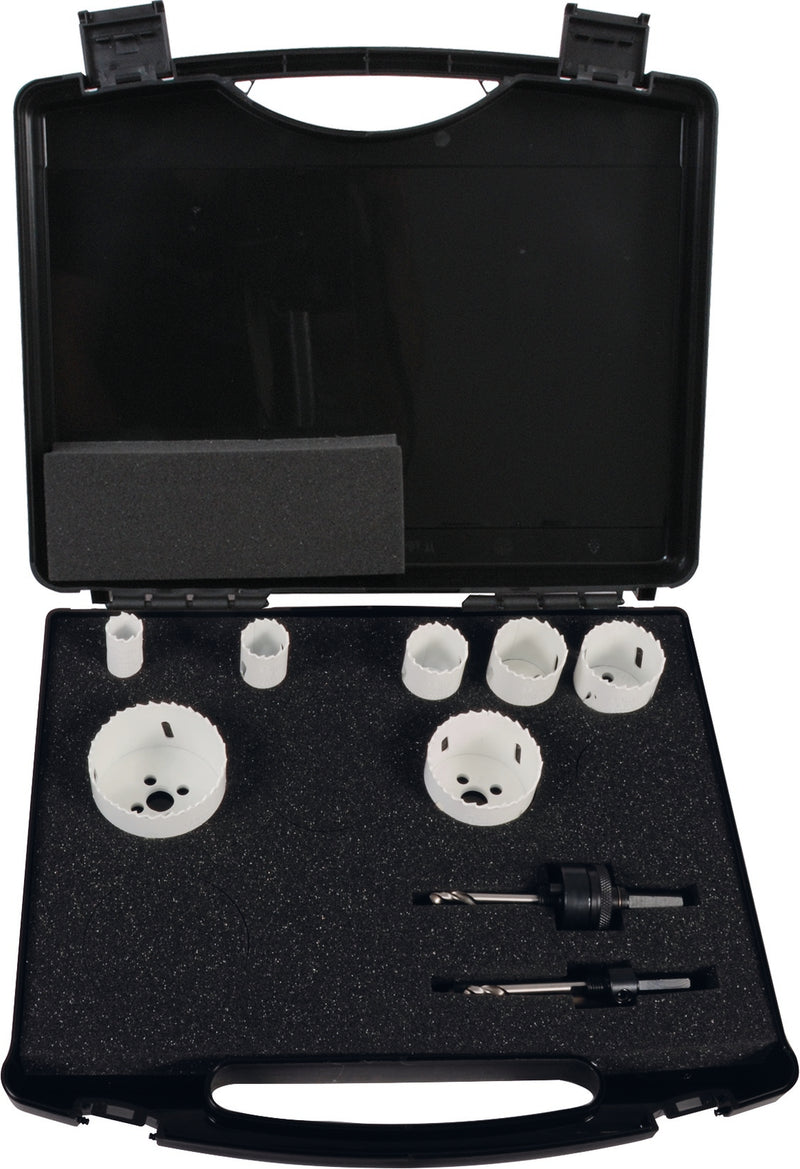 BiMetall Lochsägen-Koffer "Sanitär" 9tlg