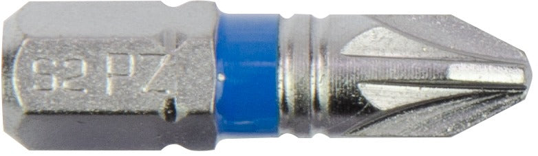 1/4" markierter Bit L25 mm Pozidriv 10er Pack