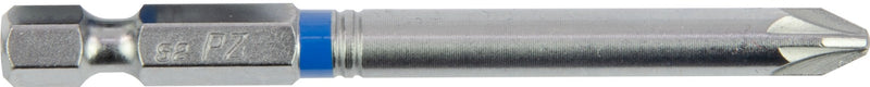 1/4" markierter Bit L75 mm Pozidriv 3er Pack