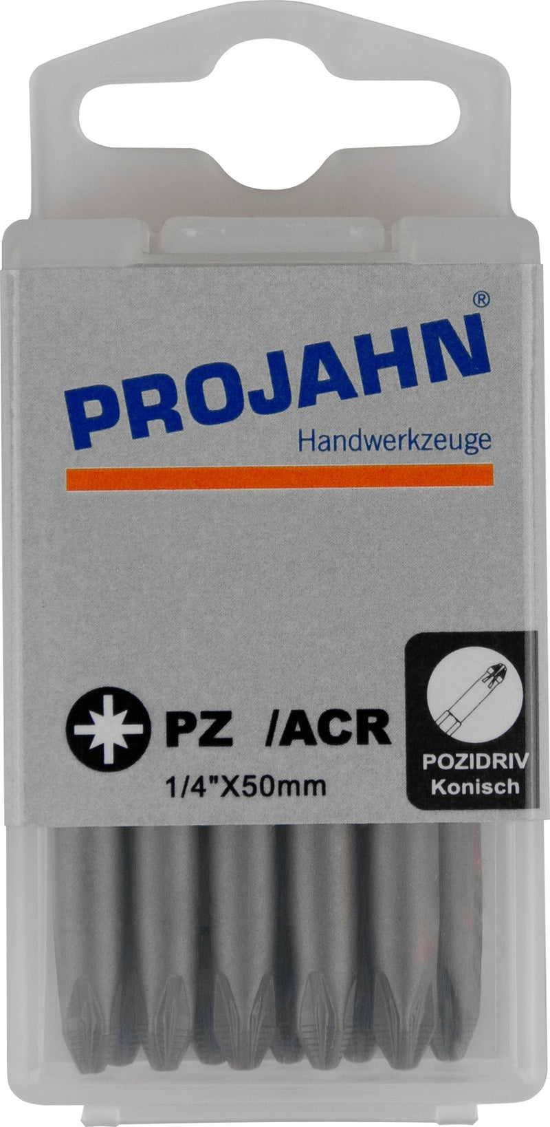 1/4" ACR Bit L50 mm Pozidriv Nr 2 10er Pack