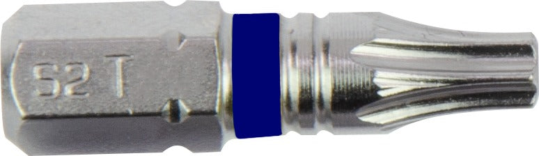 1/4" markierter Bit L25 mm TX mit Bohrung 3er Pack