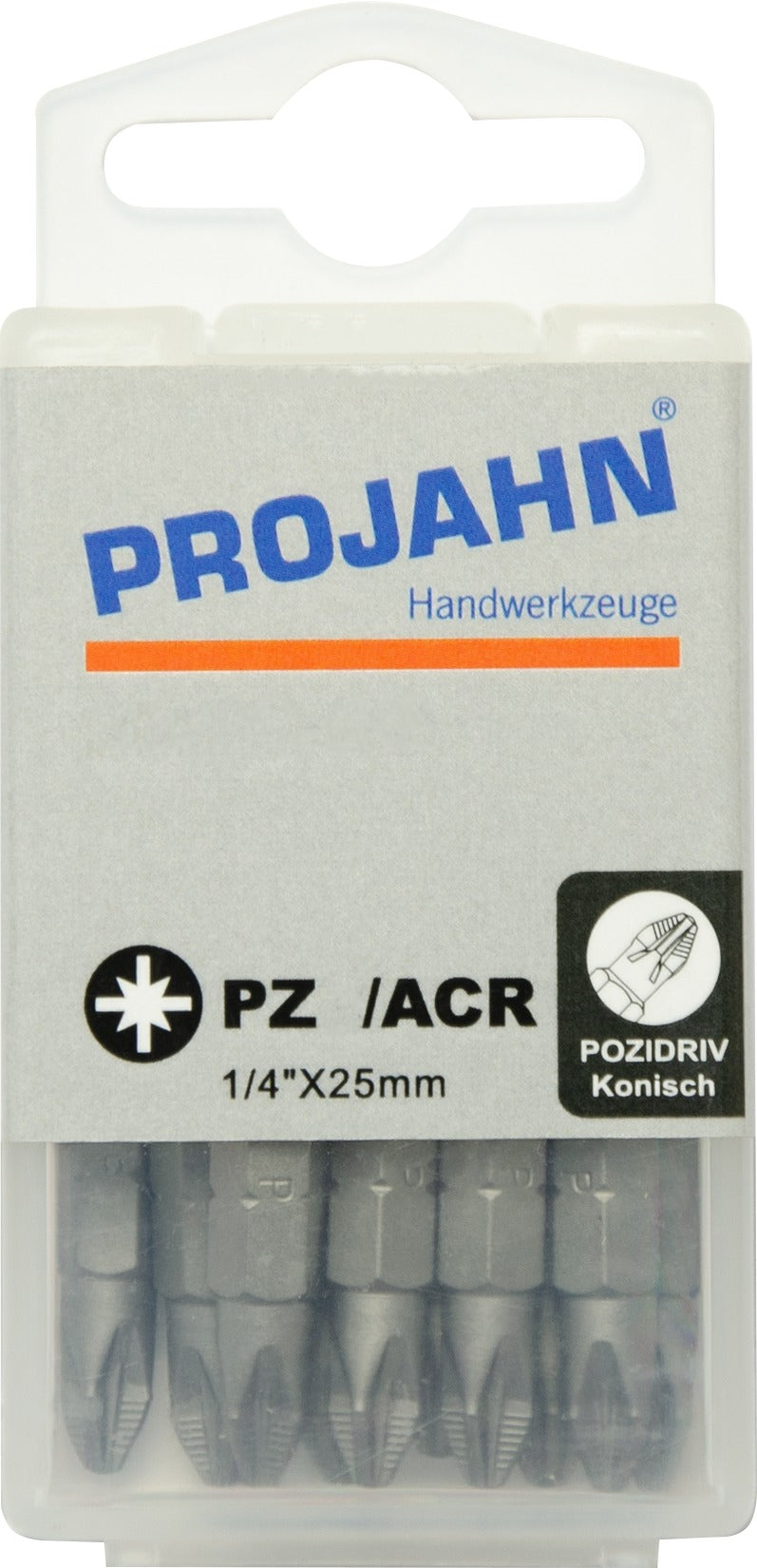 1/4" ACR Bit L25 mm Pozidriv 10er Pack