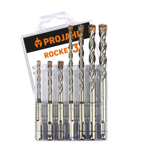 Hammerbohrer - Set ROCKET 3 7 - tlg. in Multi - Pack