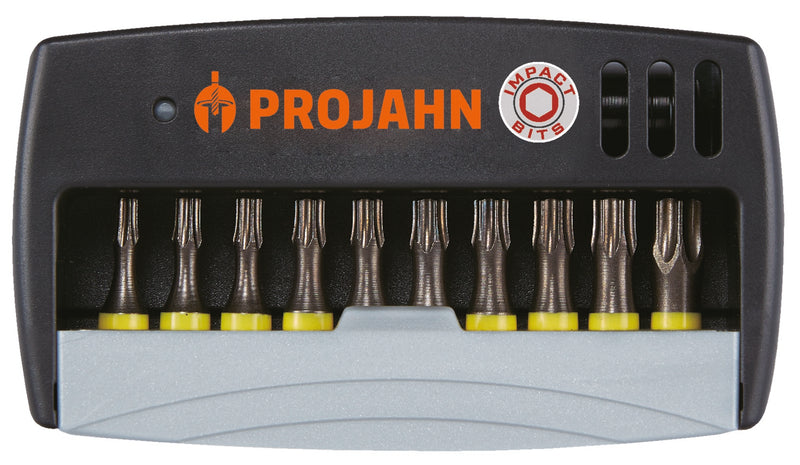 1/4" Bit Box Impact Bits 11tlg TX 10 - 2x15 - 2x20 - 2x25 - 27 - 30 - 40