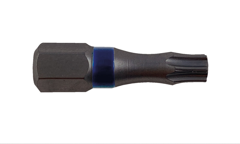 1/4" Impact Bit L25 mm TX mit Bohrung 10er Pack