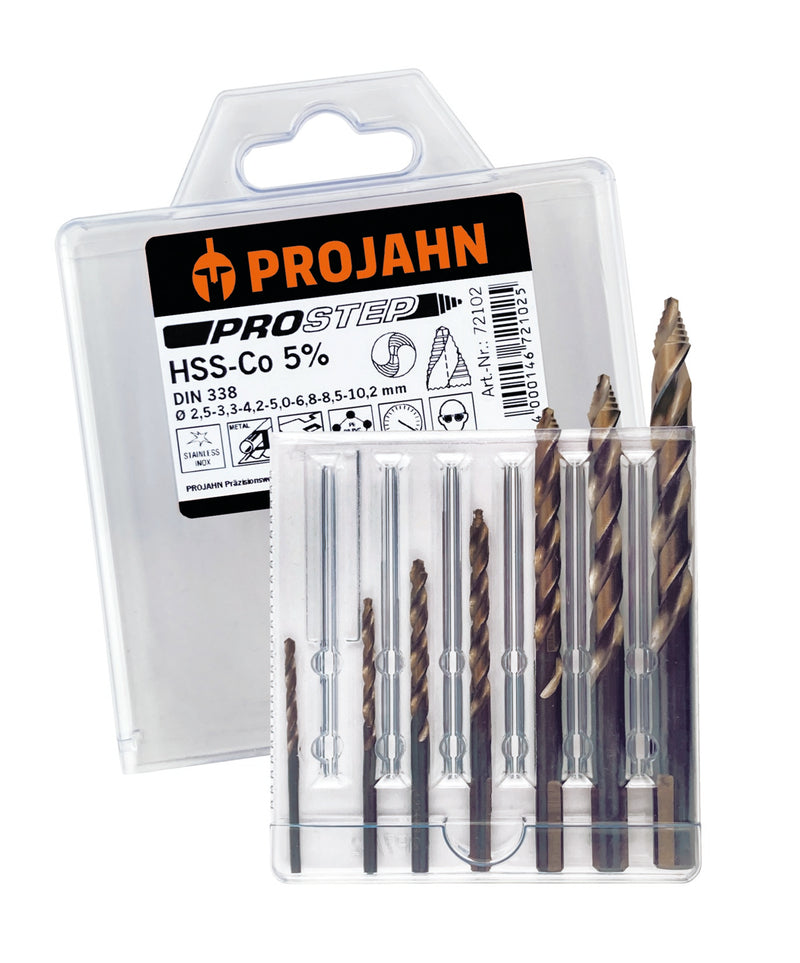 Set DIN338 HSS-Co 5% PROSTEP