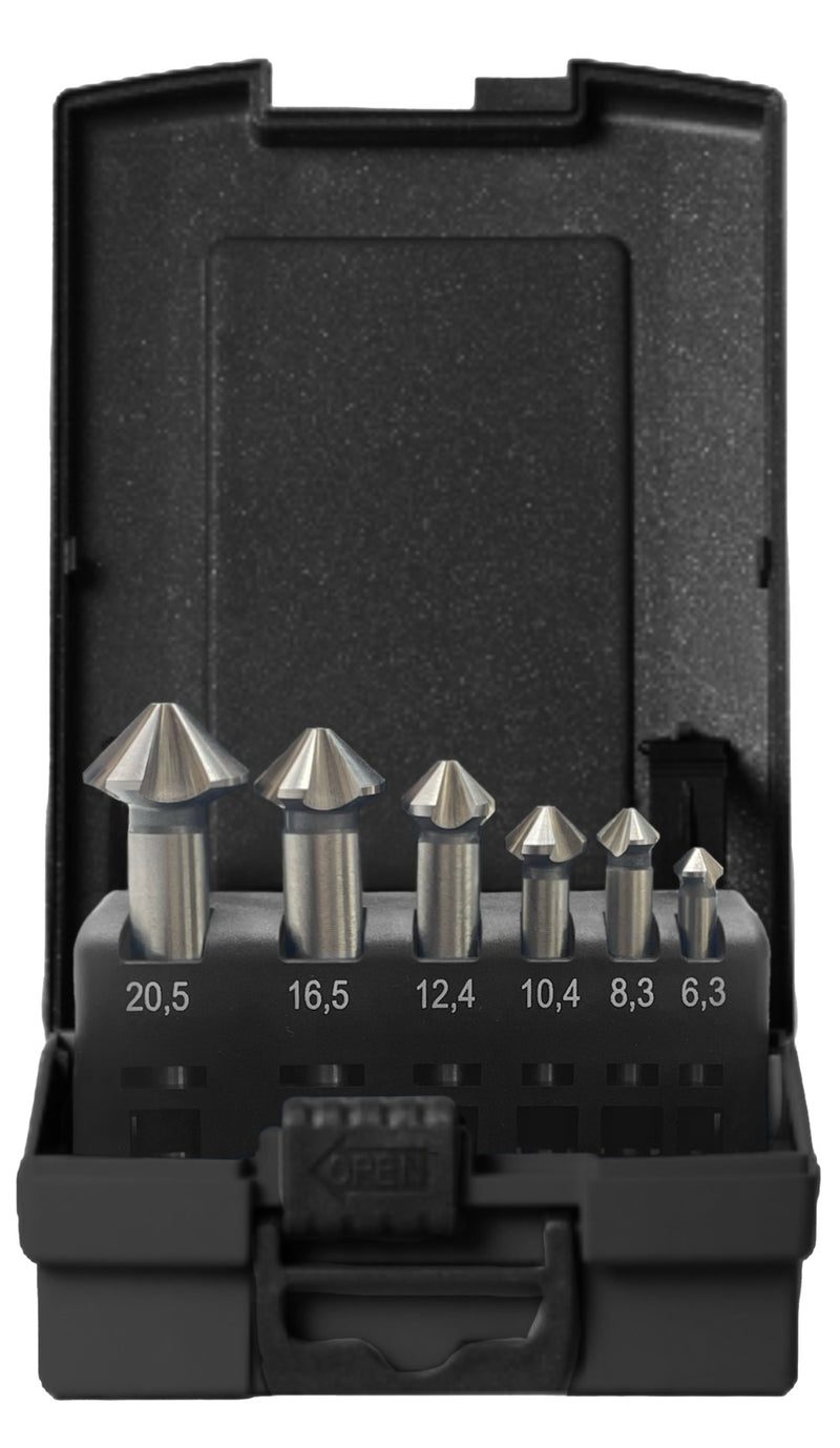 Kegelsenker-Set 5 Schneiden 6-tlg