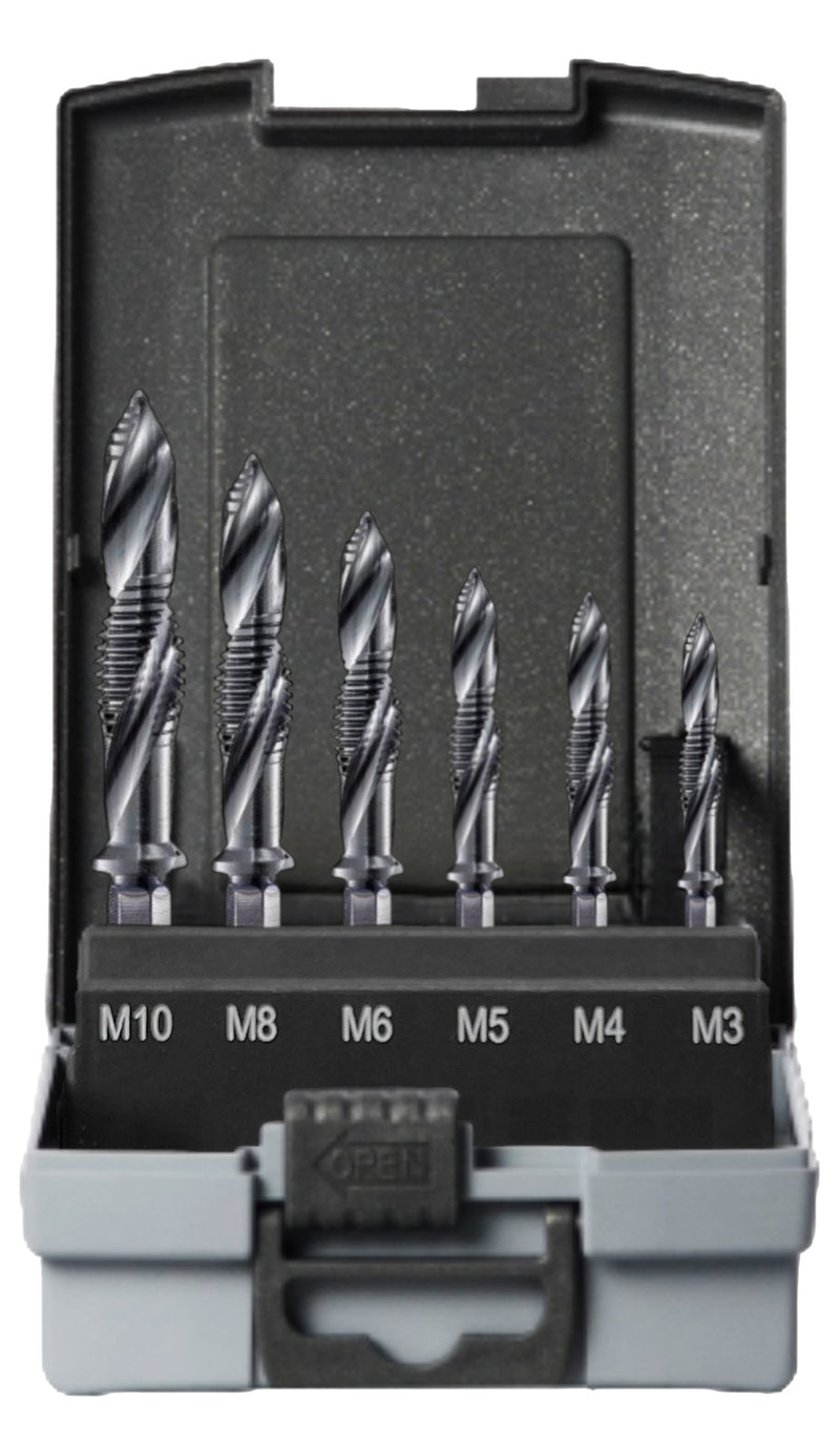 PROSTEP Kombigewindebohrer HSS-G TiAlN Set 7-tlg.