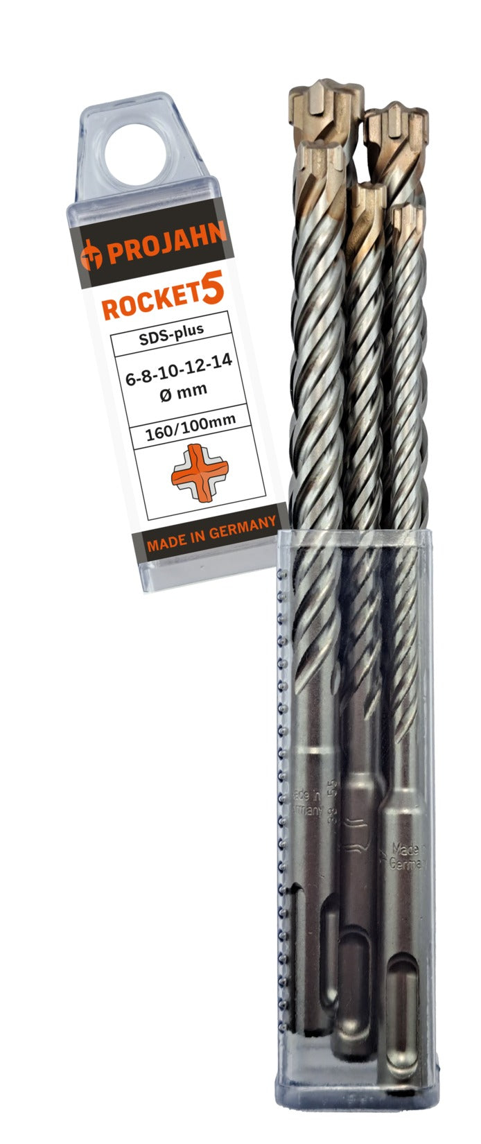 ROCKET 5 SDS-plus Set 5-tlg. Ø 6-8-10-12-14x160 mm
