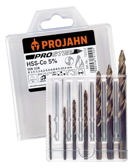 Spiralbohrer Set HSS-Co 5% PROSTEP