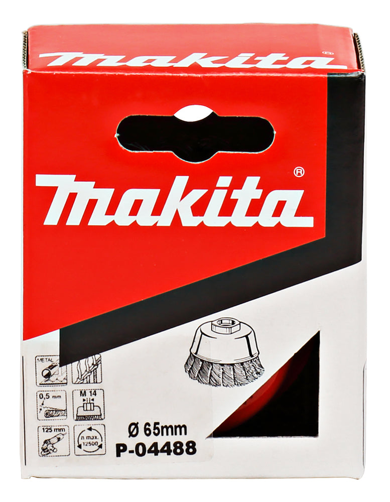 Stahldrahttopfbürste 65mm - M14
