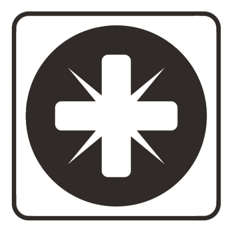 Kreuzschlitz-Bit Torsion PZ1