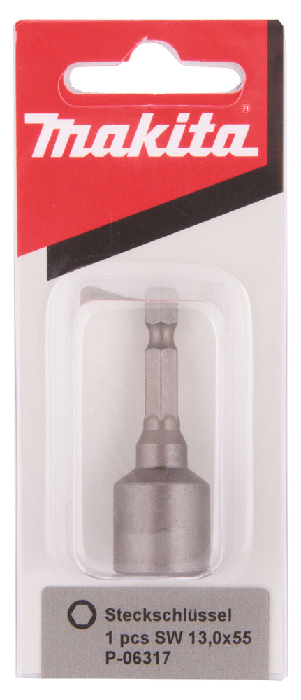 Steckschlüssel 6kt 1/4 55mm